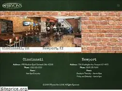 Sites similar to obryonsirishpub.com