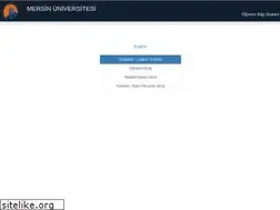 Sites similar to obs.mersin.edu.tr