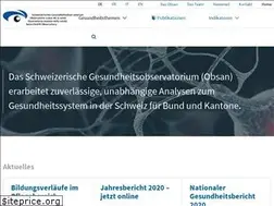 Sites similar to obsan.admin.ch
