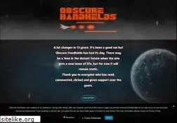 Sites similar to obscurehandhelds.com
