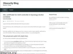 Sites similar to obscurity.eu