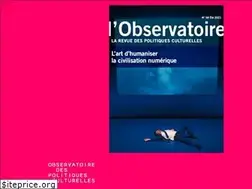 Sites similar to observatoire-culture.net
