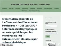 Sites similar to observatoire-education-territoires.com