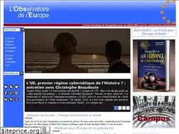 Sites similar to observatoiredeleurope.com