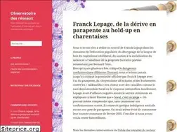 Sites similar to observatoiredesreseaux.info