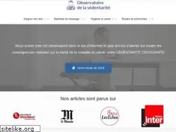 Sites similar to observatoiresedentarite.com