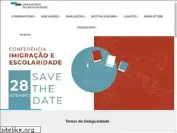 Sites similar to observatorio-das-desigualdades.com