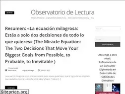 Sites similar to observatorio-lectura.info