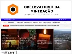 Sites similar to observatoriodamineracao.com.br
