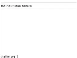 Sites similar to observatoriodeldiseno.es