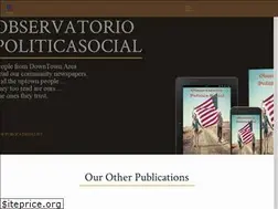Sites similar to observatoriopoliticasocial.org