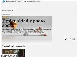 Sites similar to observatoriosociallacaixa.org