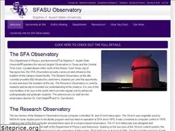 Sites similar to observatory.sfasu.edu