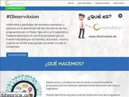 Sites similar to observaxion.mx