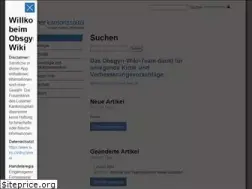 Sites similar to obsgyn-wiki.ch