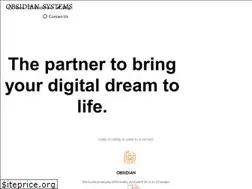 Sites similar to obsidian.systems