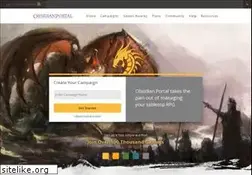 Sites similar to obsidianportal.com