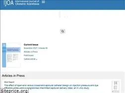 Sites similar to obstetanesthesia.com