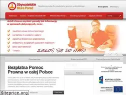 Sites similar to obywatelskiebiuroporad.pl