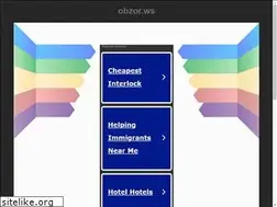 Sites similar to obzor.ws