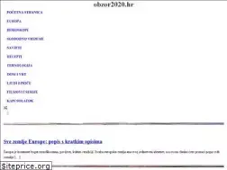 Sites similar to obzor2020.hr
