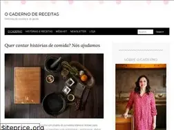 Sites similar to ocadernodereceitas.com.br