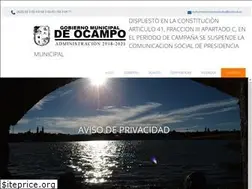 Sites similar to ocampo-gto.gob.mx