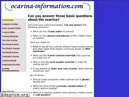 Sites similar to ocarina-information.com