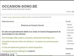 Sites similar to occasion-sono.be