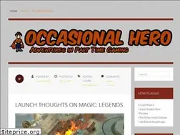 Sites similar to occasionalhero.com