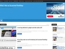 Sites similar to occasionalramblings.org