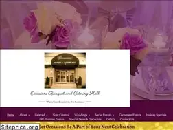 Sites similar to occasionsbanquethall.com