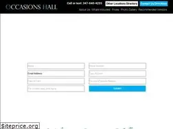 Sites similar to occasionshall.com