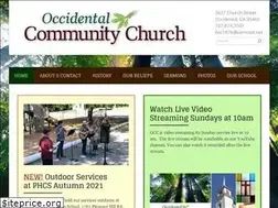 Sites similar to occidentalcommunitychurch.org