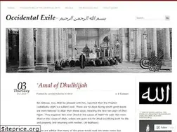 Sites similar to occidentalexile.wordpress.com