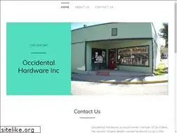 Sites similar to occidentalhardware.com