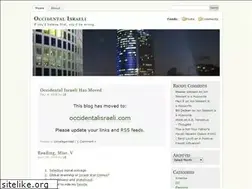Sites similar to occidentalisraeli.wordpress.com