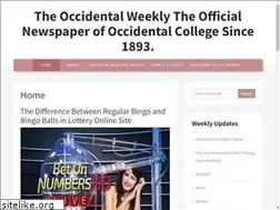 Sites similar to occidentalweekly.com