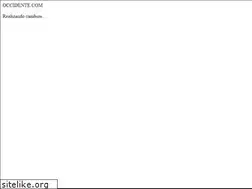 Sites similar to occidente.com