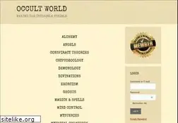 Sites similar to occult-world.com