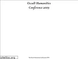 Sites similar to occulthumanitiesconference.org