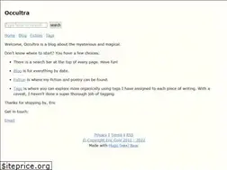 Sites similar to occultra.com