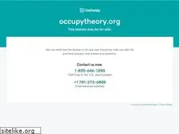Sites similar to occupytheory.org