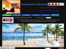 Sites similar to oceanbeachclubhotels.com