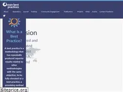 Sites similar to oceanbestpractices.net