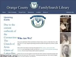 Sites similar to ocfamilyhistory.org