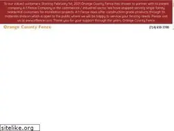 Sites similar to ocfence.com