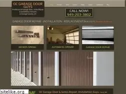 Sites similar to ocgaragedoorsguys.com