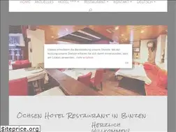 Sites similar to ochsen-binzen.de