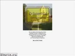 Sites similar to ochsenfeld.de